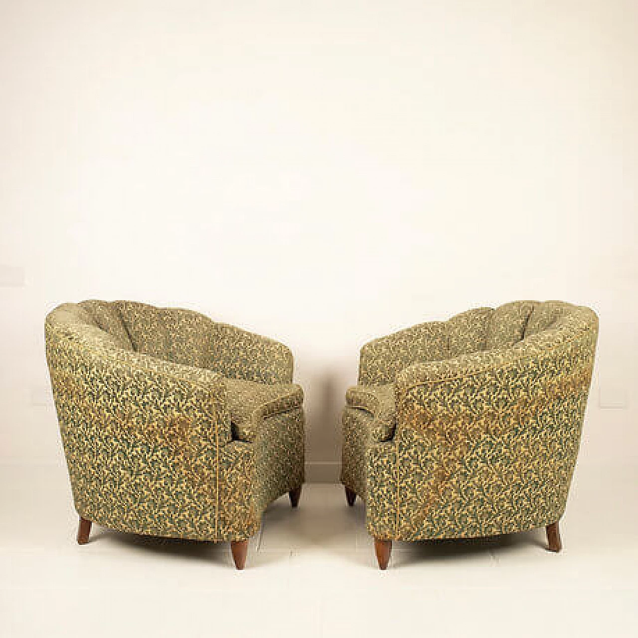 Pair of armchairs in the style of Gio Ponti for Casa & Giardino, 1950s 4