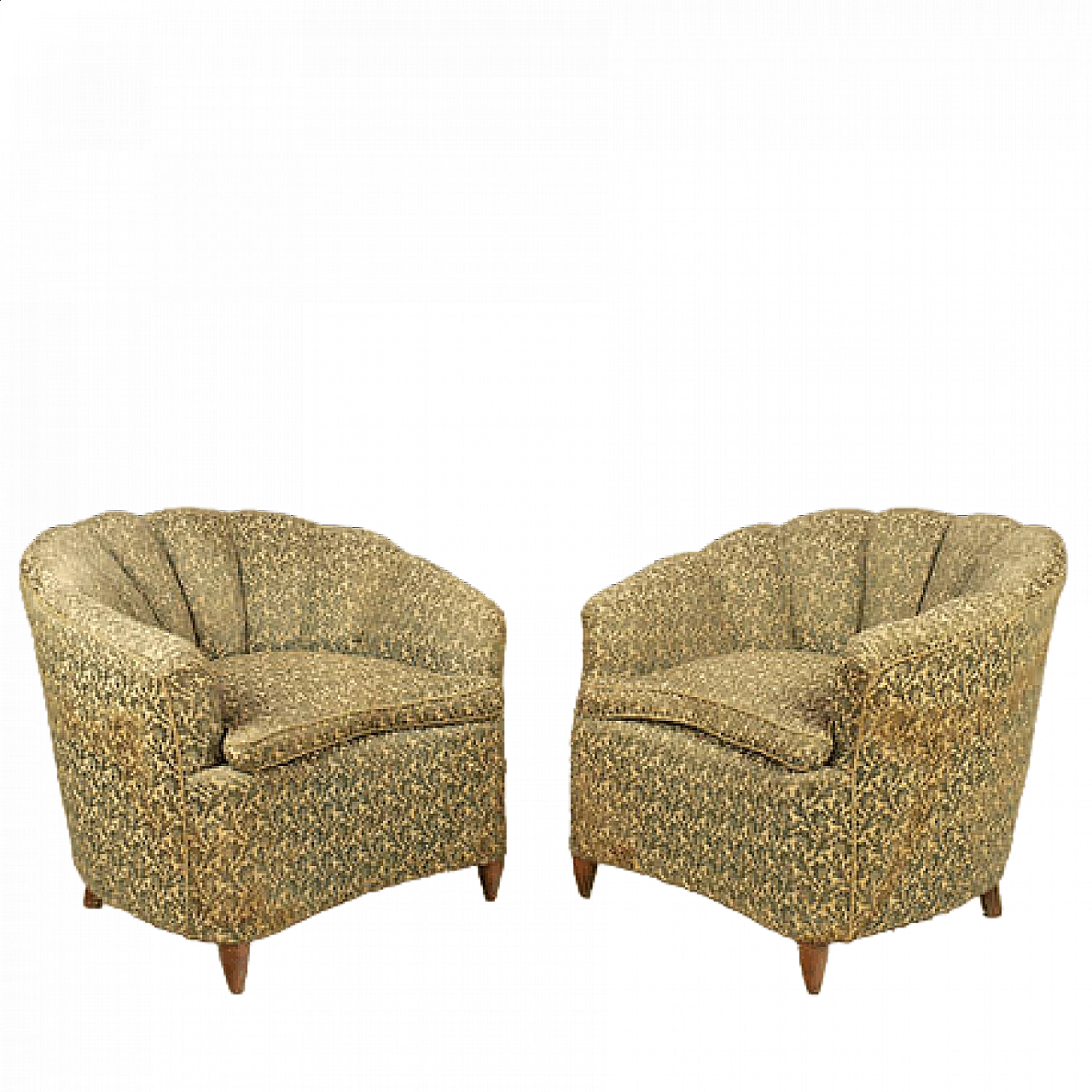 Pair of armchairs in the style of Gio Ponti for Casa & Giardino, 1950s 15