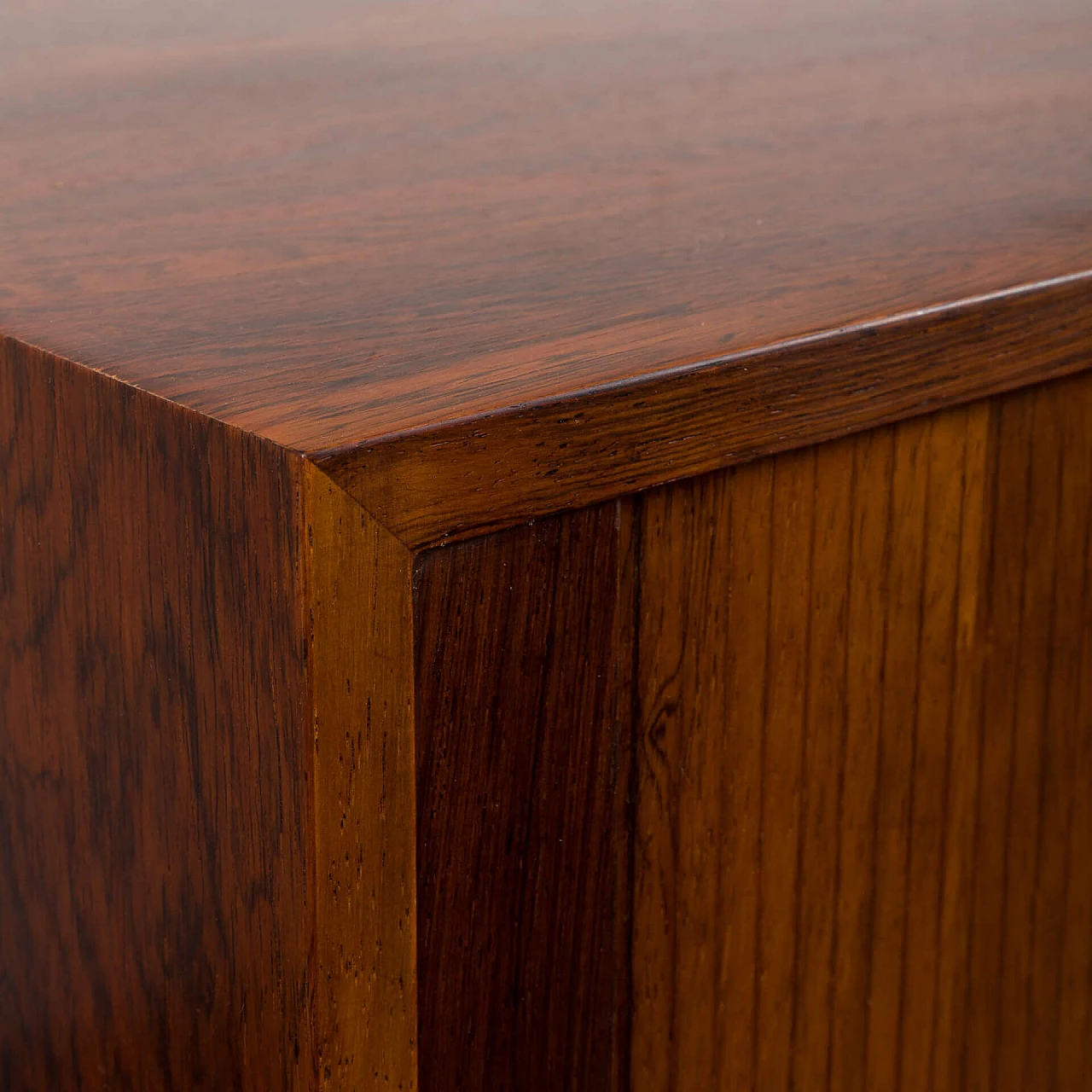 Backlit bookcase with writing desk by Kai Kristiansen for FM Møbler, 1960s 12