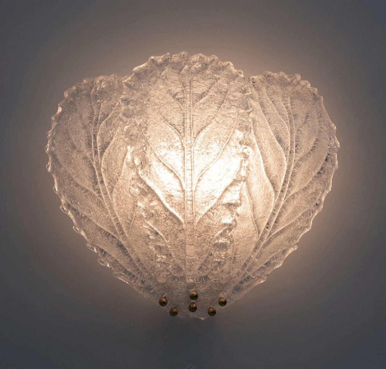 Murano glass wall light by Sylcom, 1960s 4