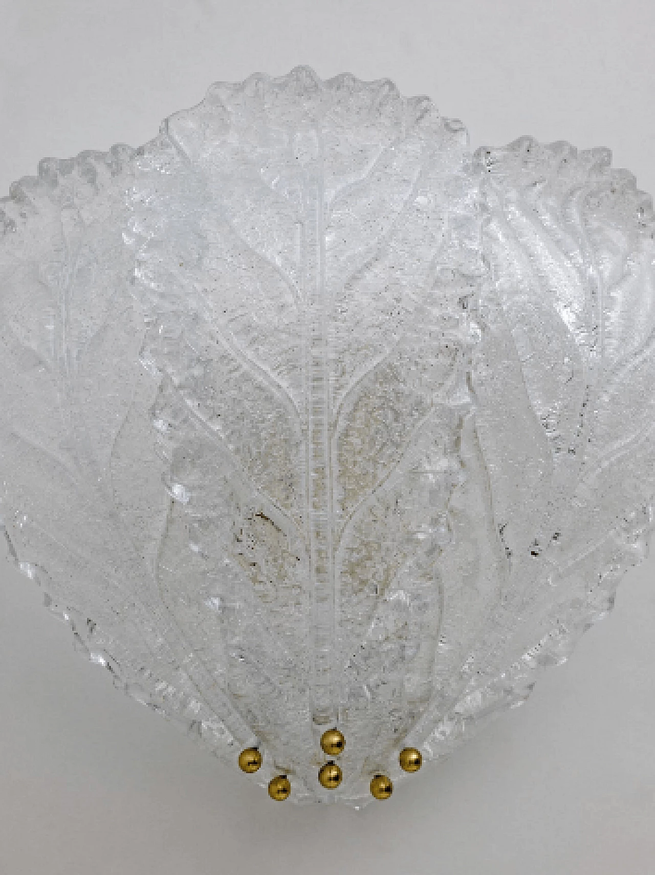 Murano glass wall light by Sylcom, 1960s 5