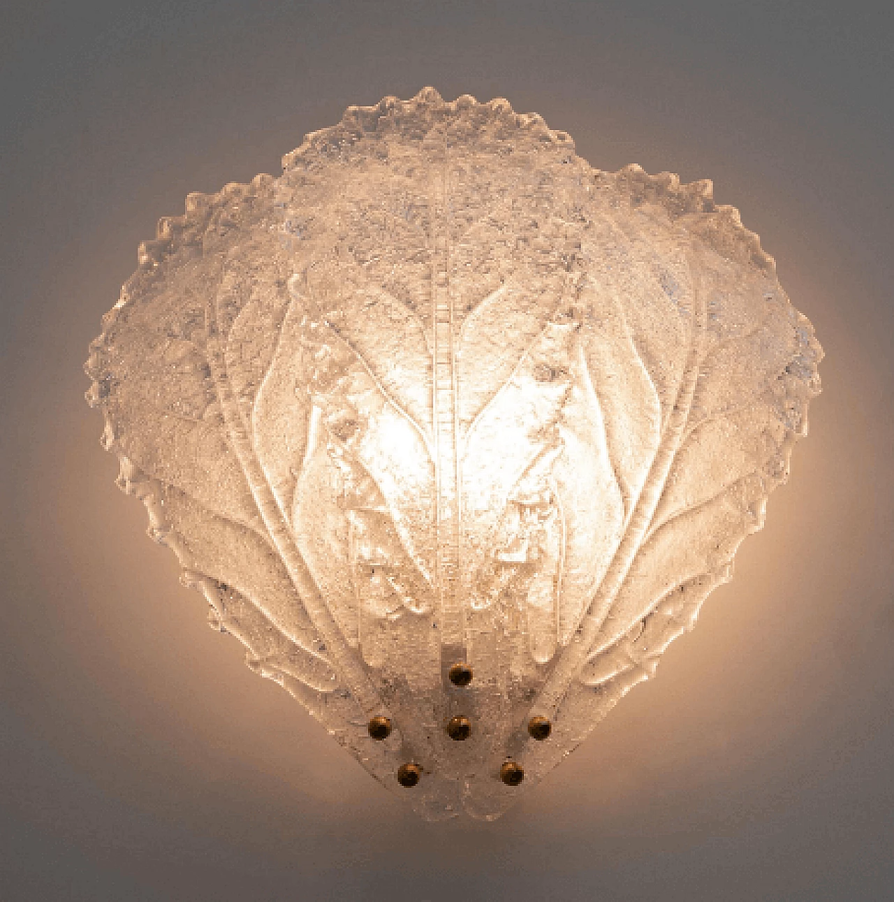 Murano glass wall light by Sylcom, 1960s 7