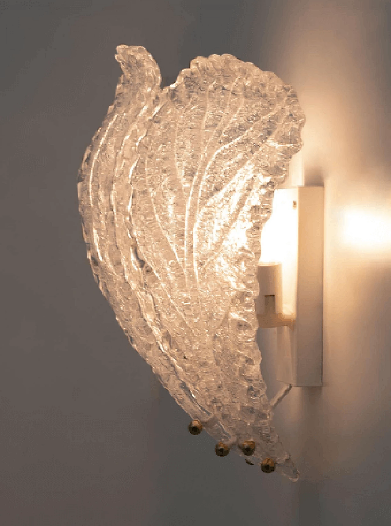 Murano glass wall light by Sylcom, 1960s 8
