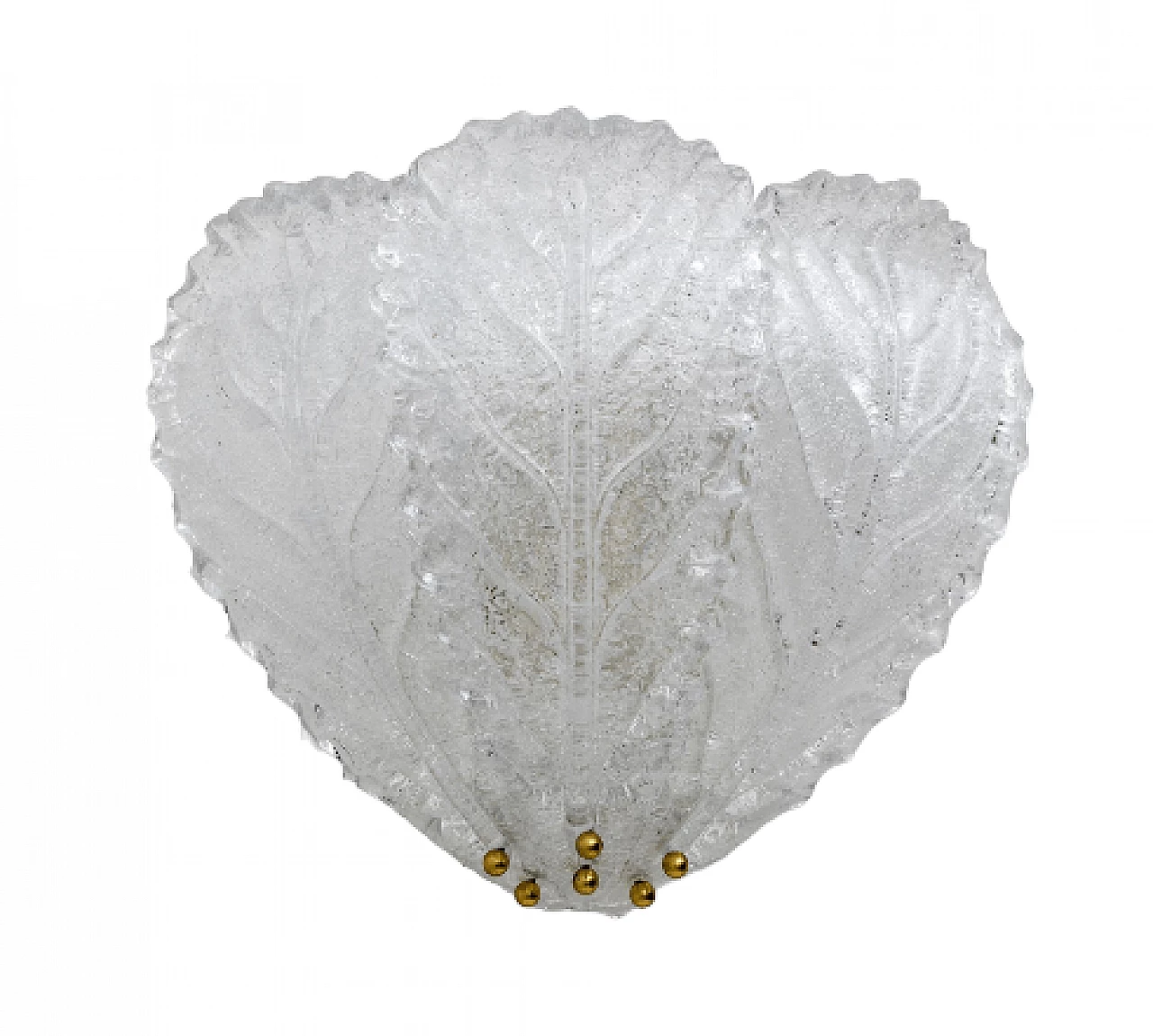 Murano glass wall light by Sylcom, 1960s 13