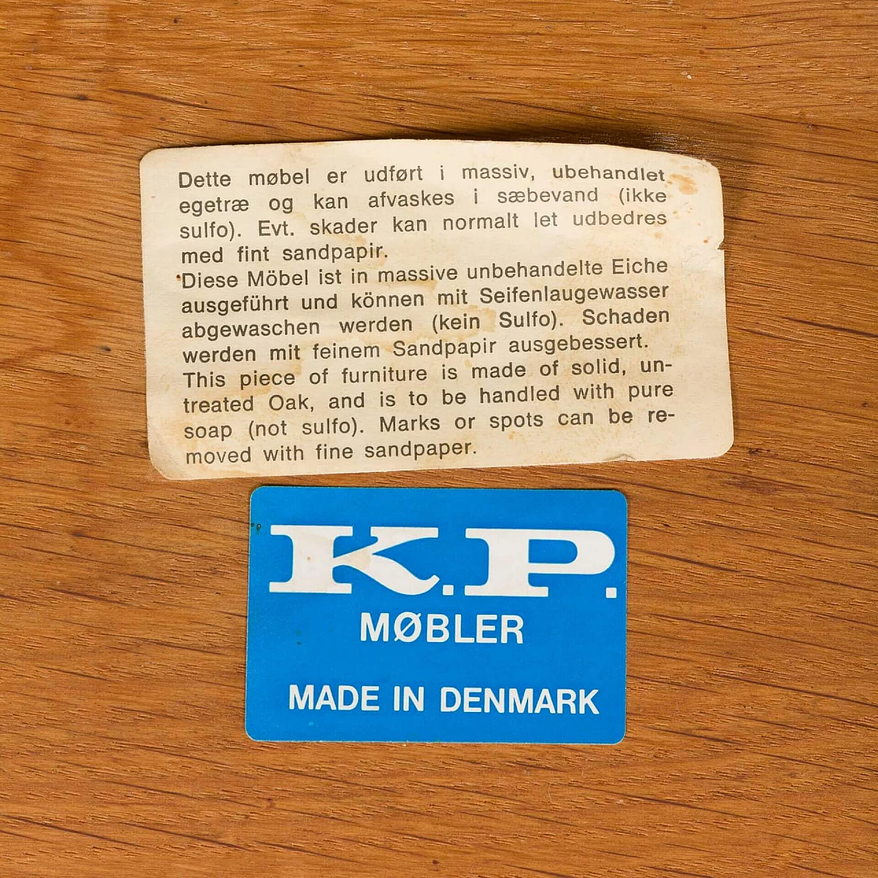 Tavolino in rovere di Kurt Østervig per KP Møbler, anni '70 9