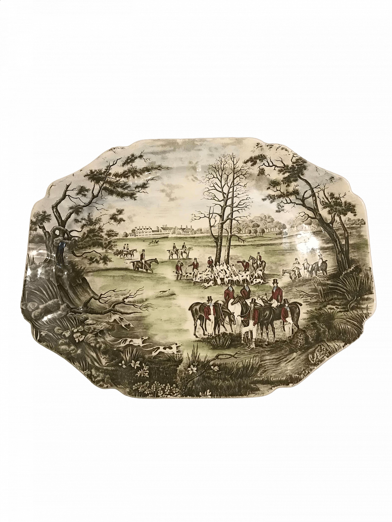 Vassoio da portata in ceramica di Johnson Brothers Hanley Ltd, anni '40 7