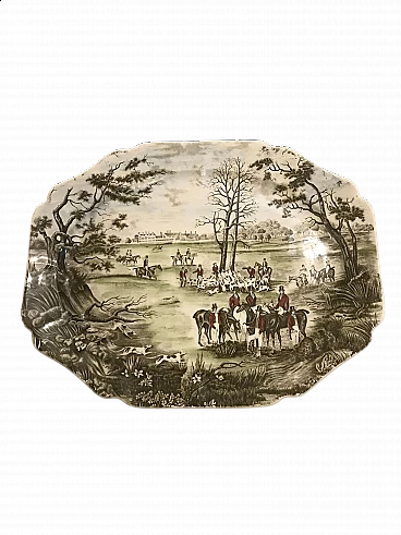 Vassoio da portata in ceramica di Johnson Brothers Hanley Ltd, anni '40