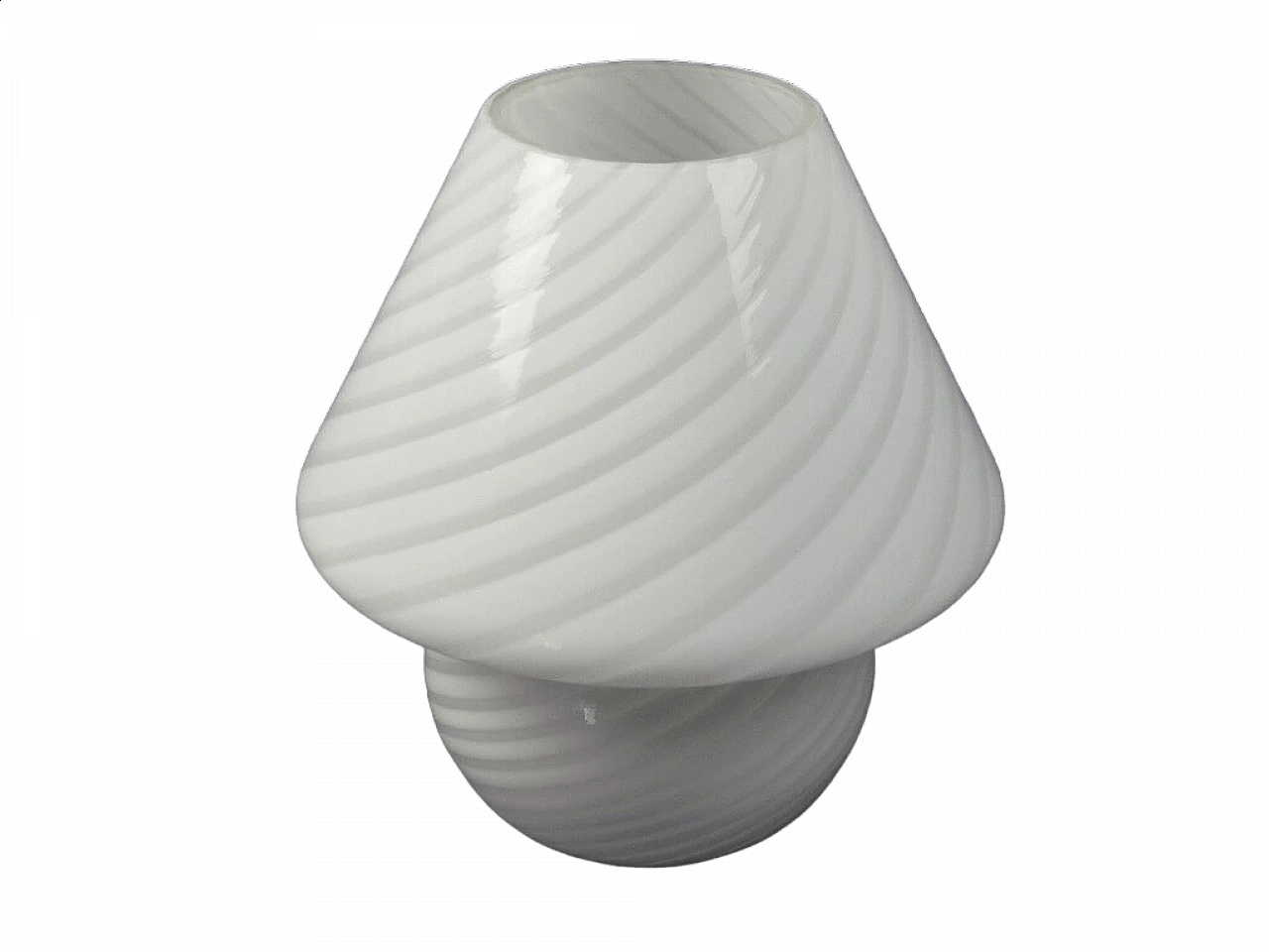 Murano glass mushroom table lamp by Venini, 1970s 11