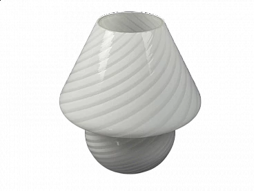 Murano glass mushroom table lamp by Venini, 1970s