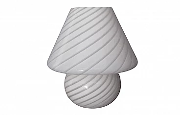 Murano glass mushroom lamp by Venini, 1970s