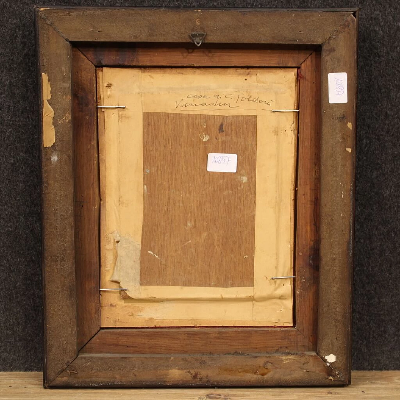 Carlo Goldoni's house in Venice, oil on panel, 1940s 6