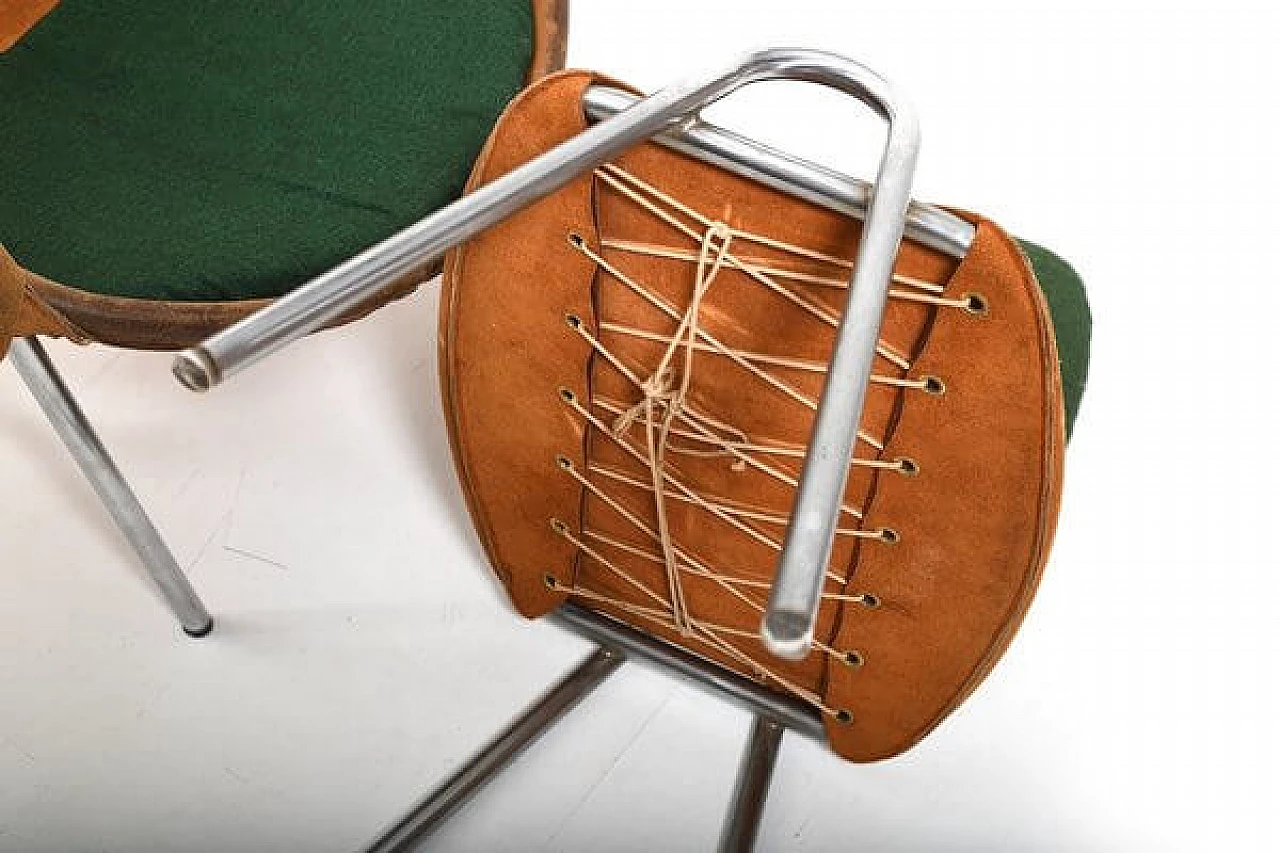 Poltrona e poggiapiedi Bo-360 di Erik Ole Jørgensen per Bovirke, 1953 8