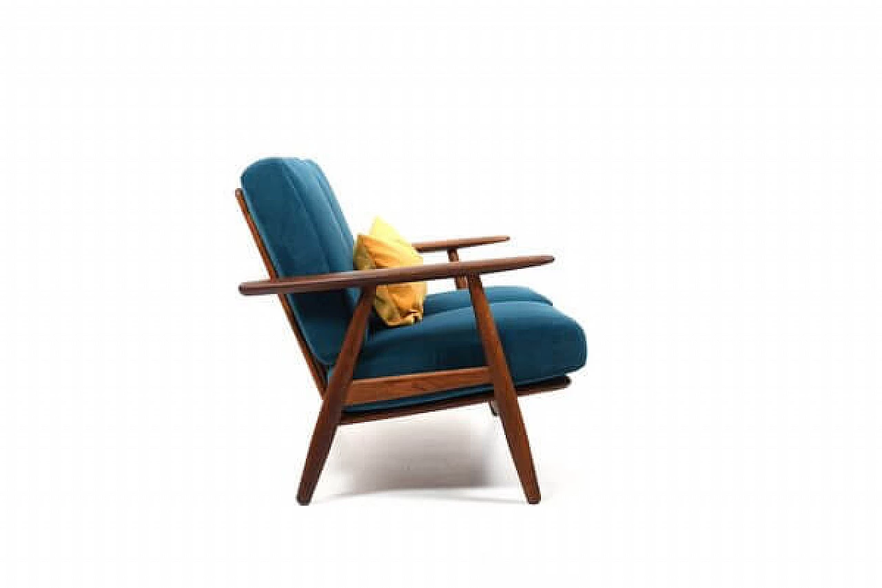 Divano a due posti Ge-240 Cigar di Hans Wegner per Getama, anni '50 4