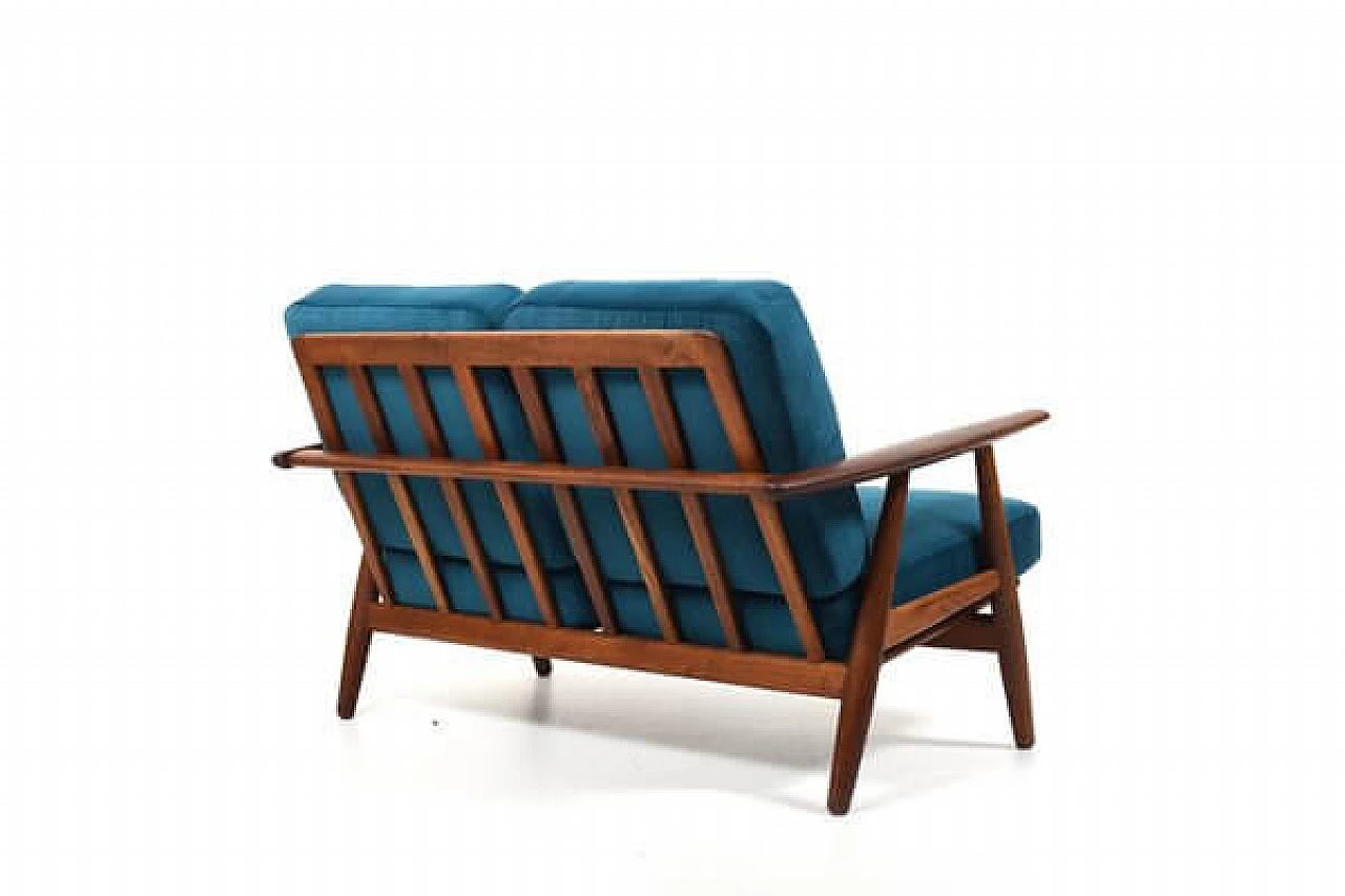 Divano a due posti Ge-240 Cigar di Hans Wegner per Getama, anni '50 5