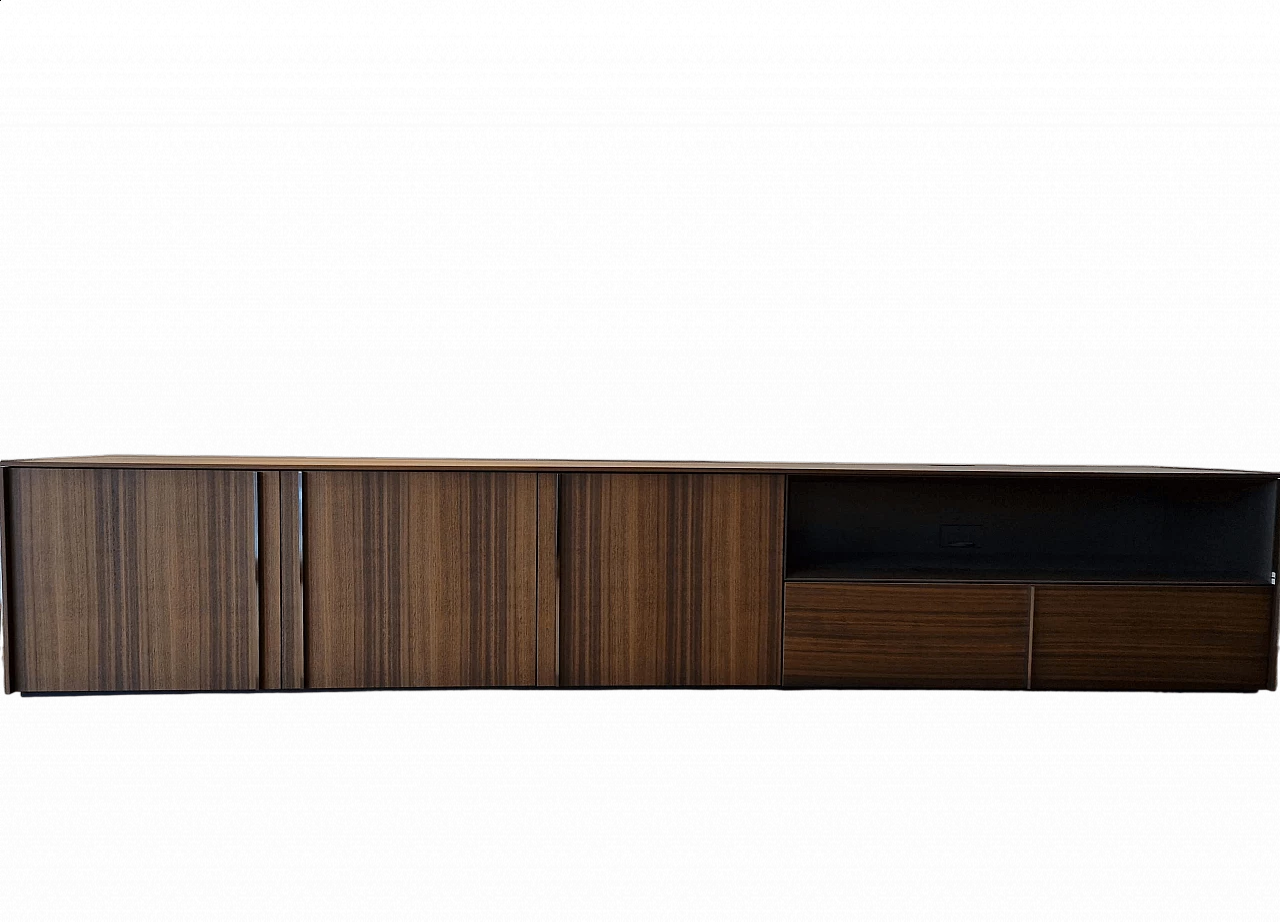 Credenza Pass-word in eucalipto di Dante Bonuccelli per Molteni & C., anni 2000 9