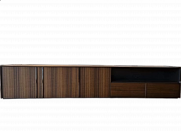 Pass-word sideboard in eucalyptus by Dante Bonuccelli for Molteni & C., 2000s