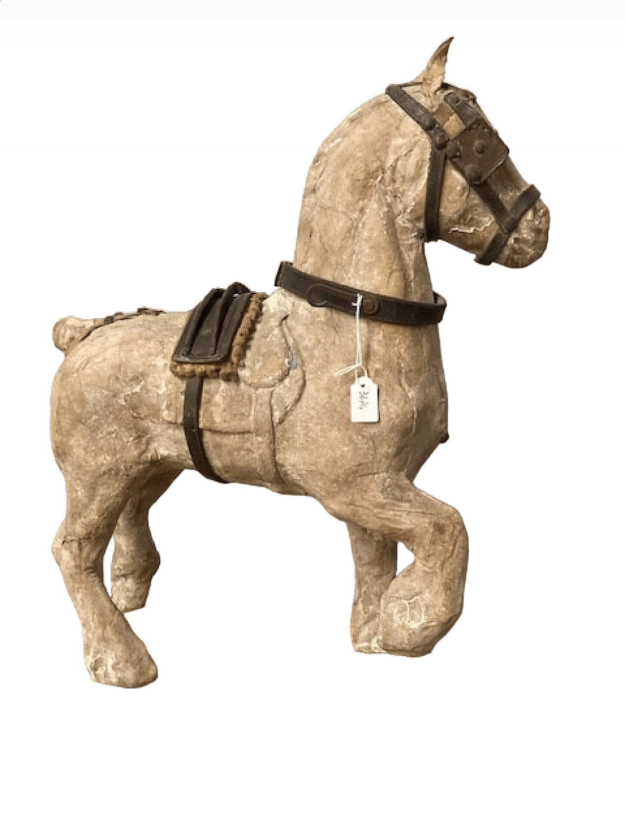 Cavallo giocattolo in carta pesta, '800 17