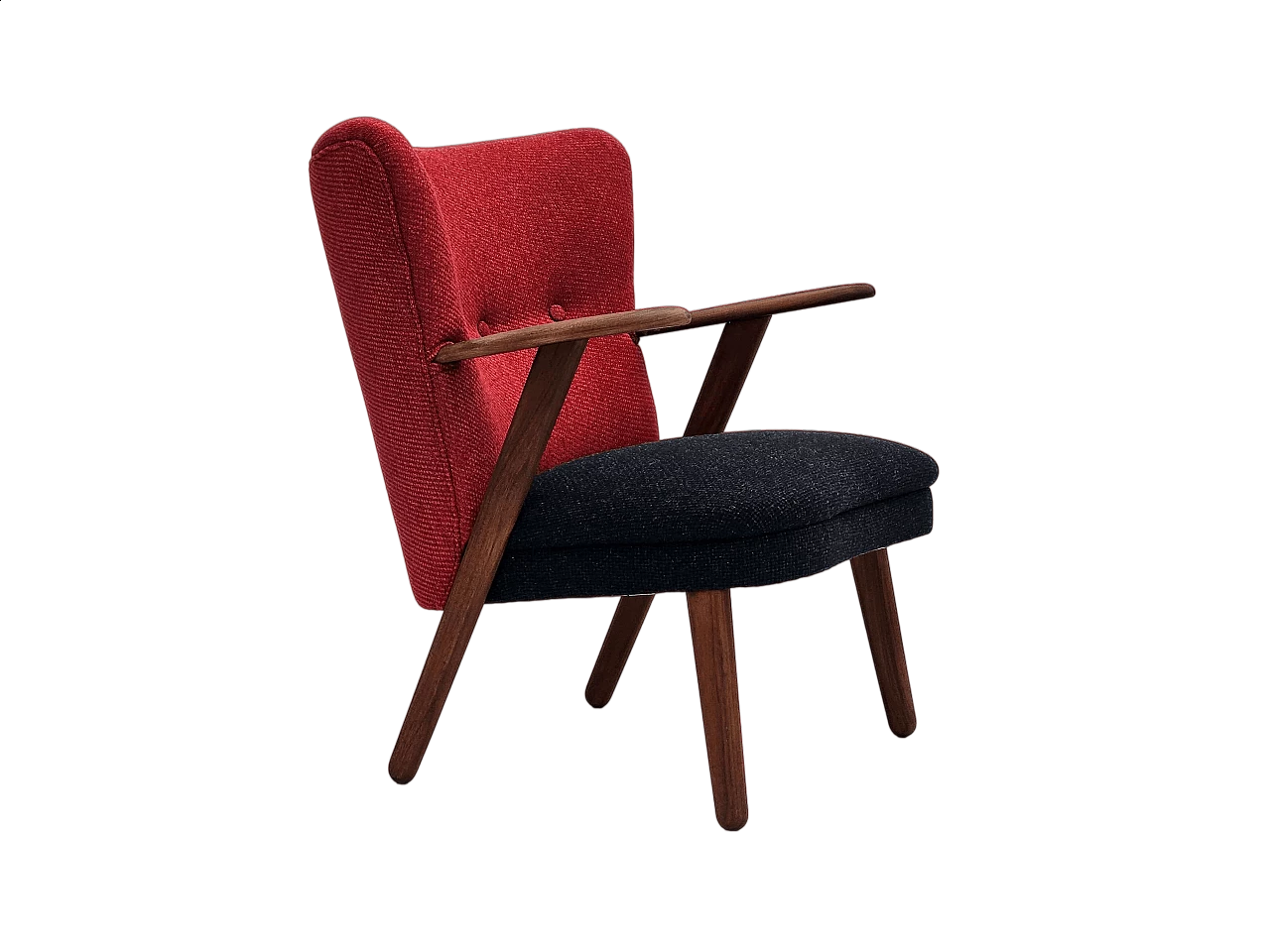 Poltrona in teak di Erhardsen & Andersen per Eran Møbler, anni '60 15