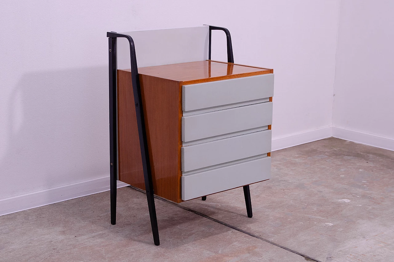 Beech and plywood chest of drawers by Tatra Nábytok, 1960s 3