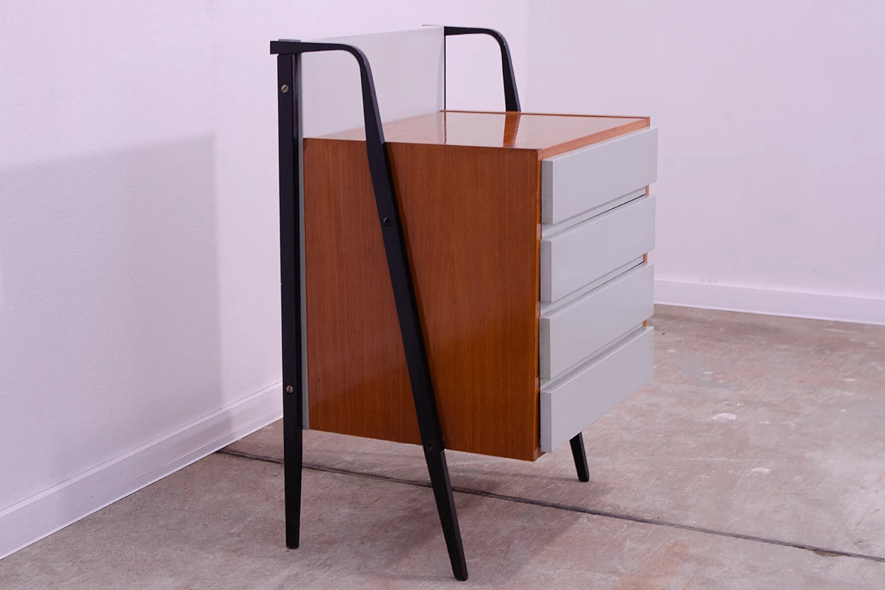 Beech and plywood chest of drawers by Tatra Nábytok, 1960s 4