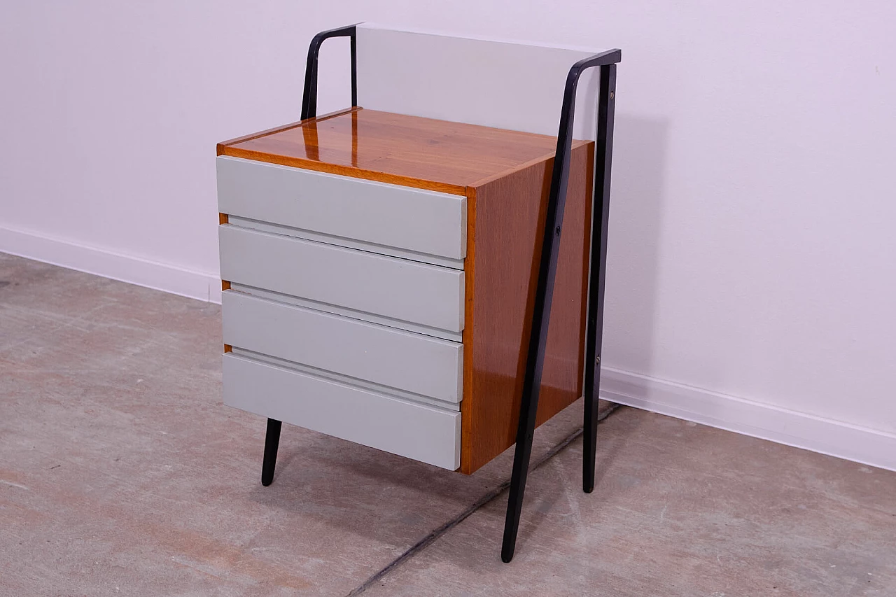 Beech and plywood chest of drawers by Tatra Nábytok, 1960s 7