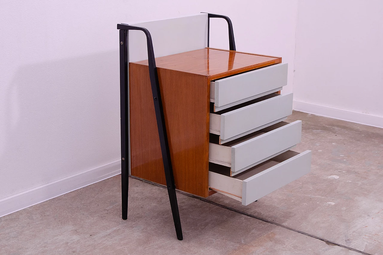 Beech and plywood chest of drawers by Tatra Nábytok, 1960s 9