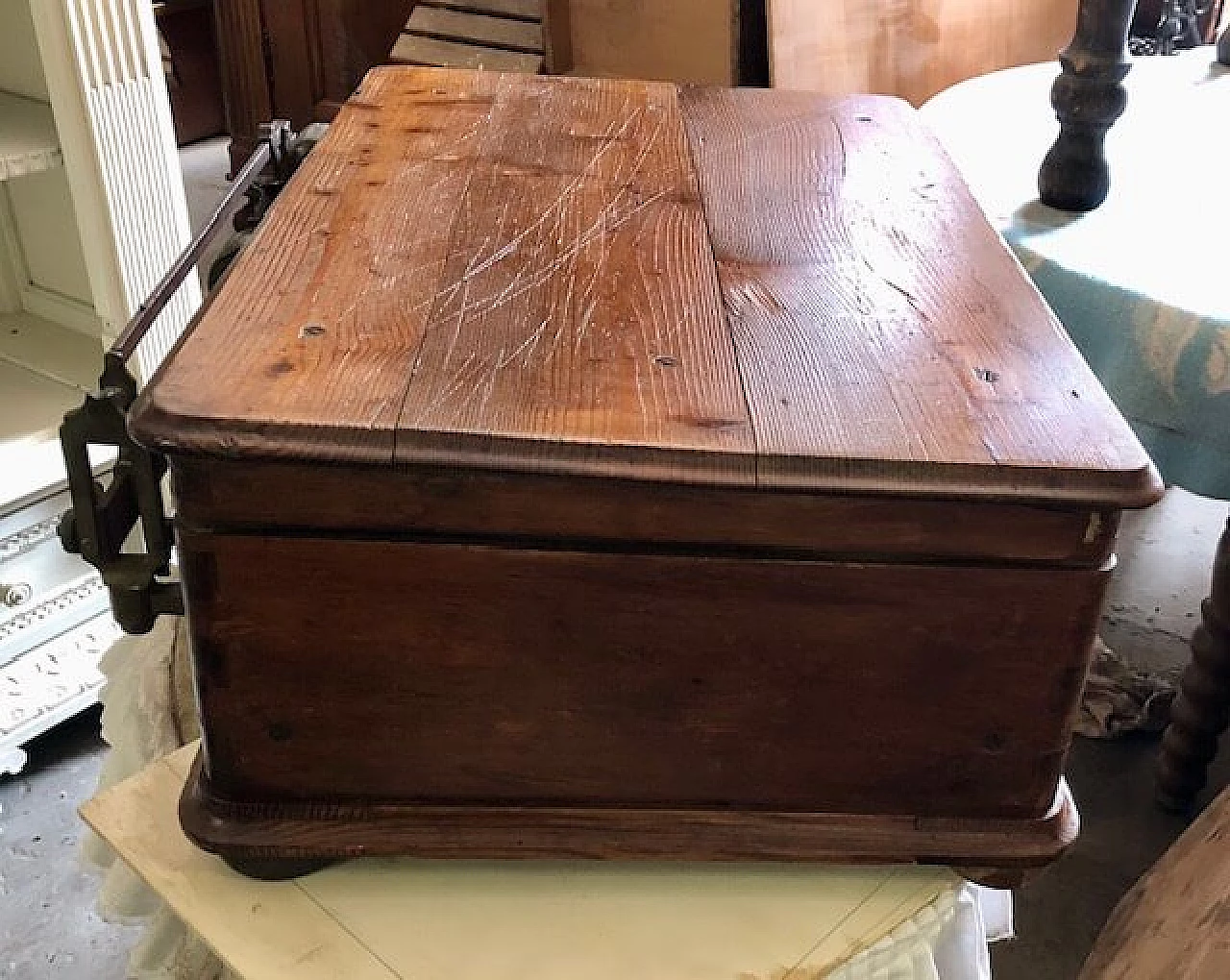 Bilancia in legno e metallo, '800 4