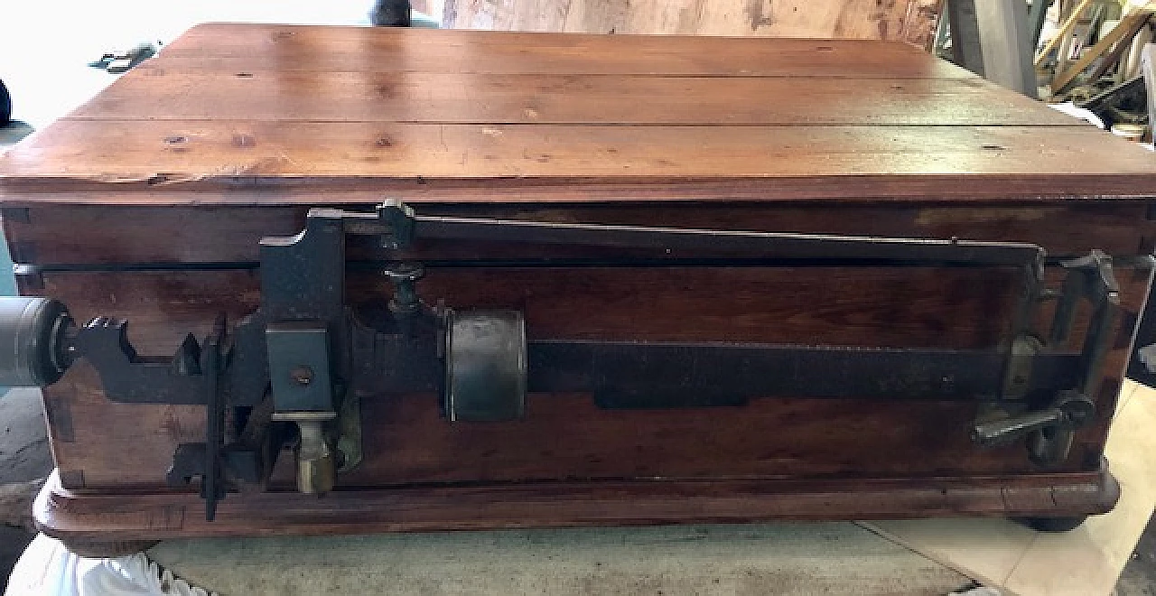 Bilancia in legno e metallo, '800 5