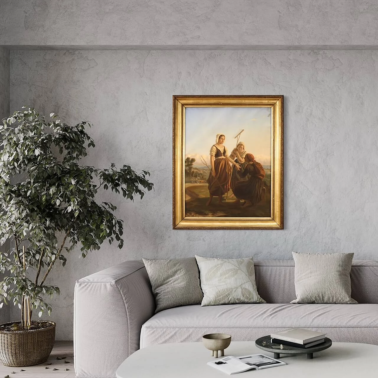 Lettura della mano, pastello su carta, fine '800 4