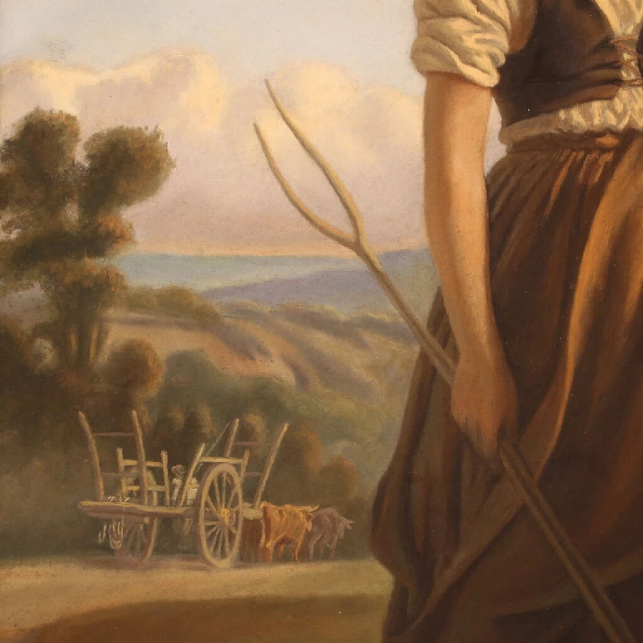 Lettura della mano, pastello su carta, fine '800 9