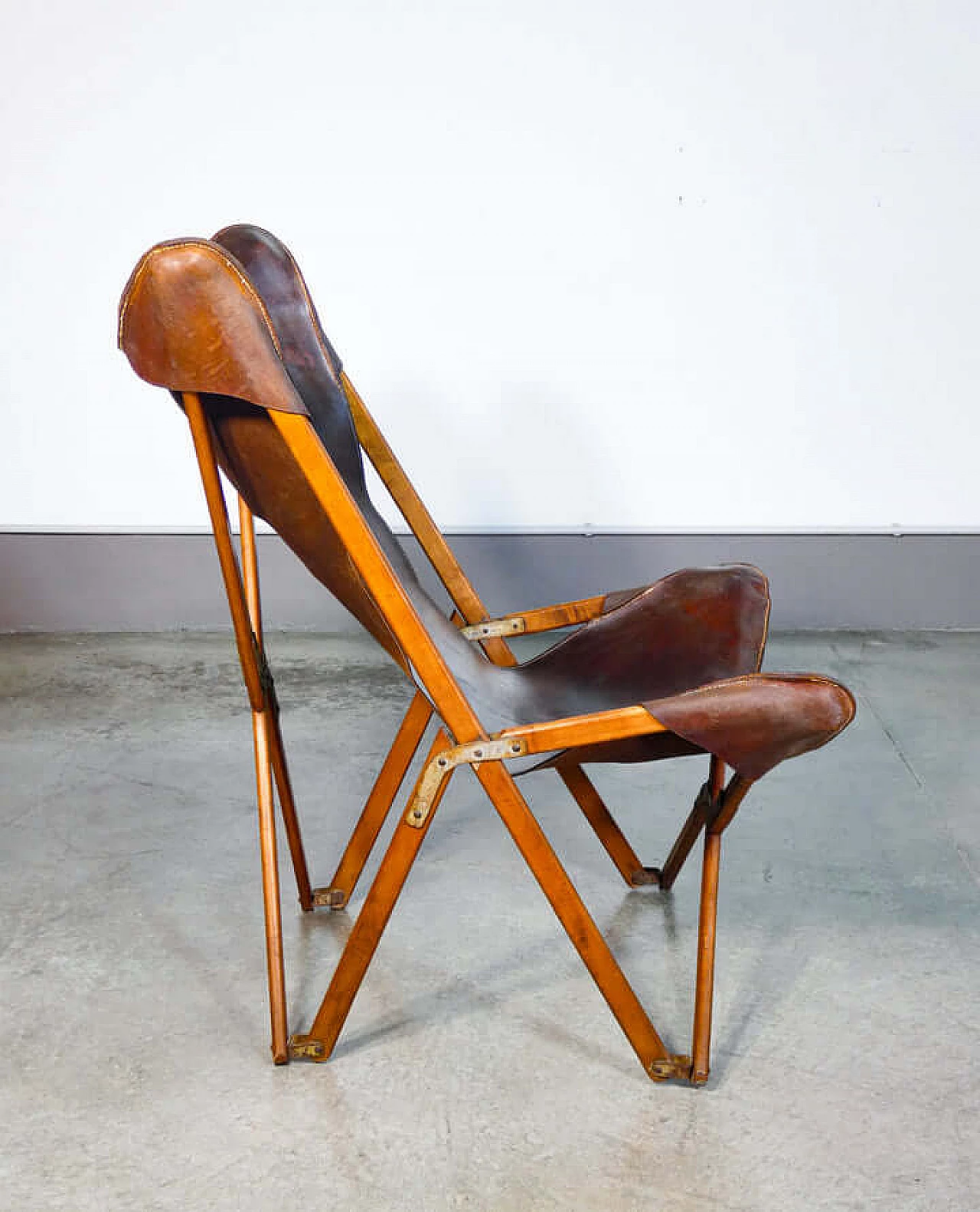 Tripolina folding armchair by Vittoriano Viganò, 1930s 9