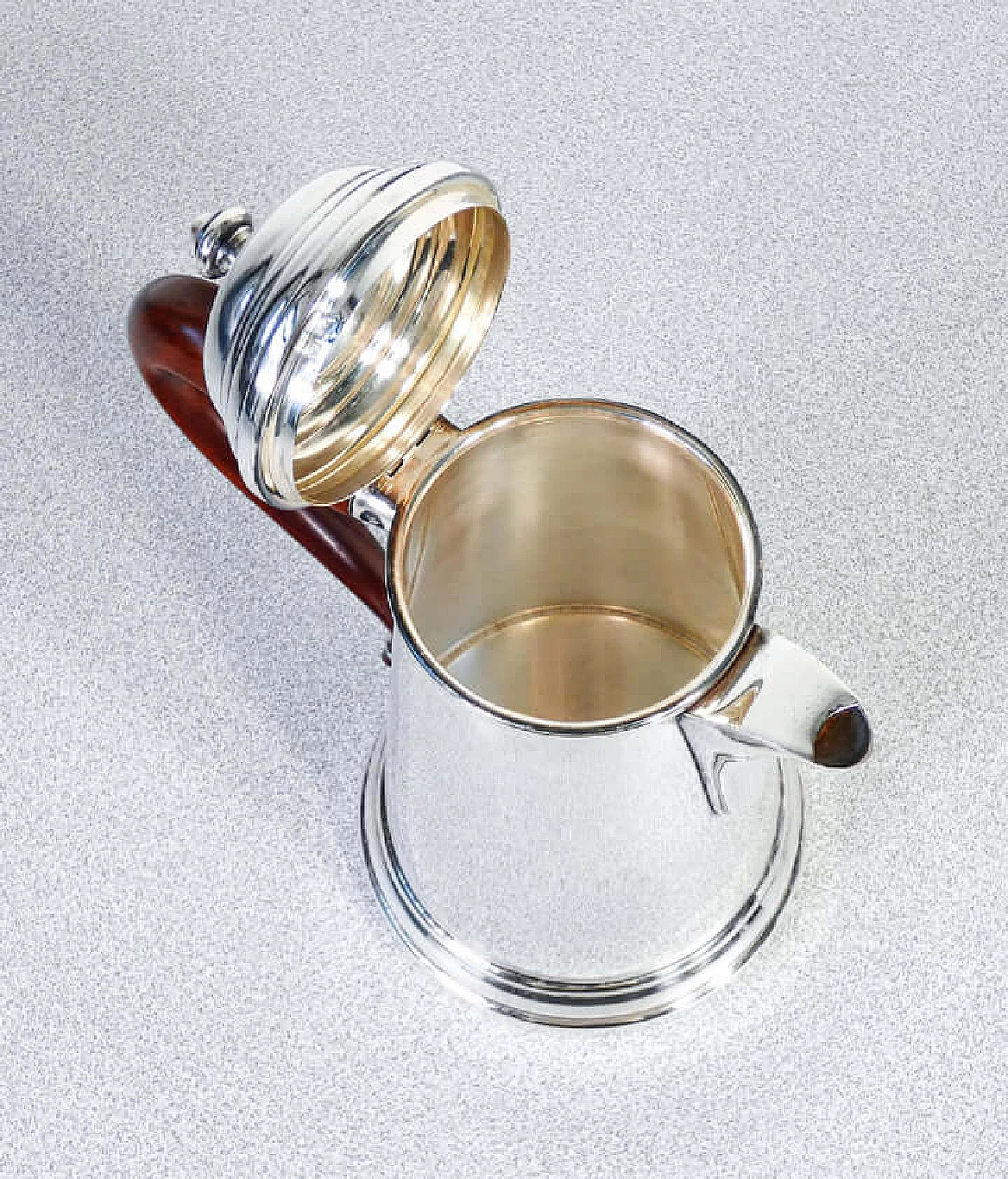 Silver tea and coffee service by F.lli Calegaro, 1970s 11