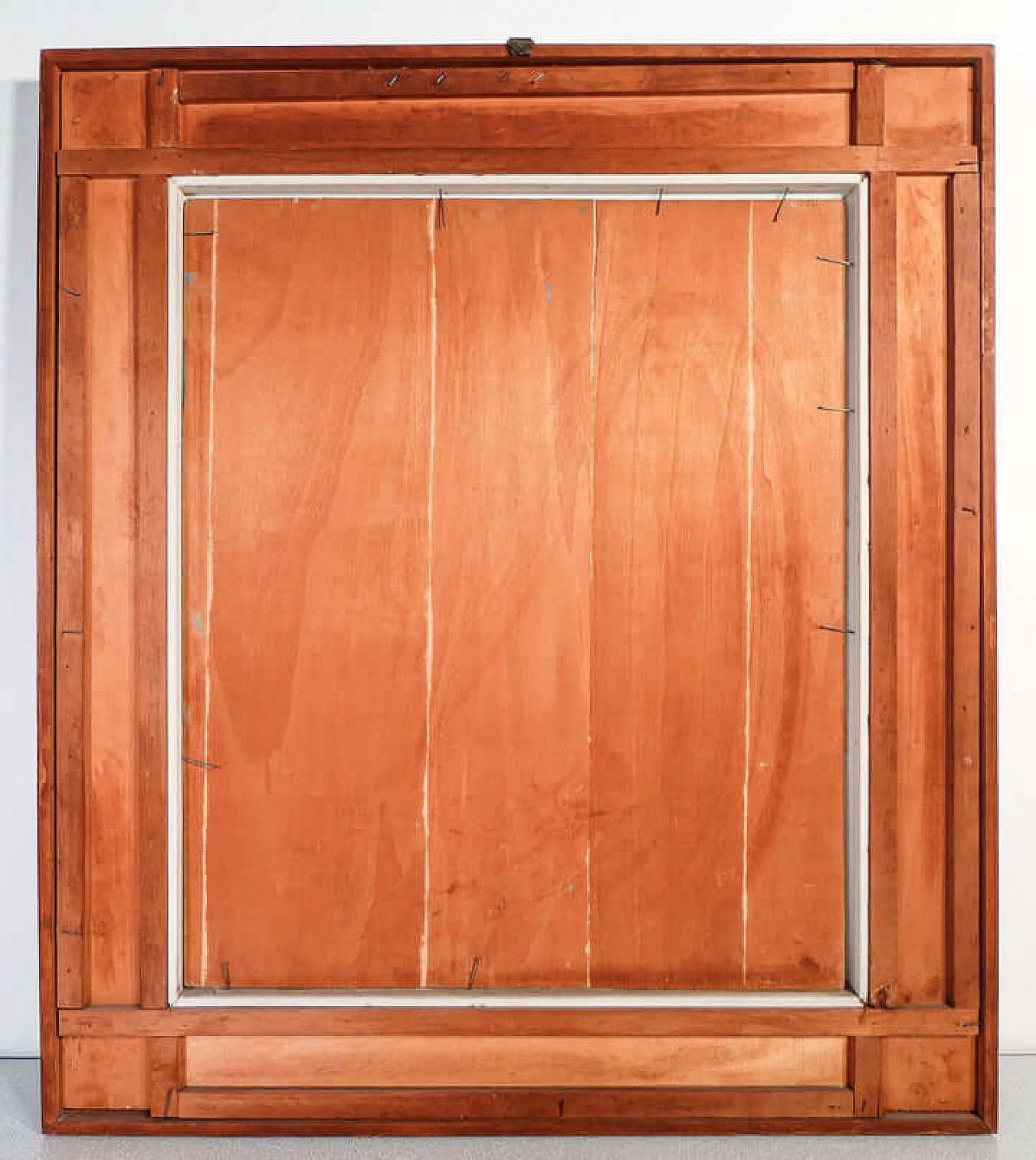 Mario Micheletti, urban landscape, oil painting on panel, 1960 7