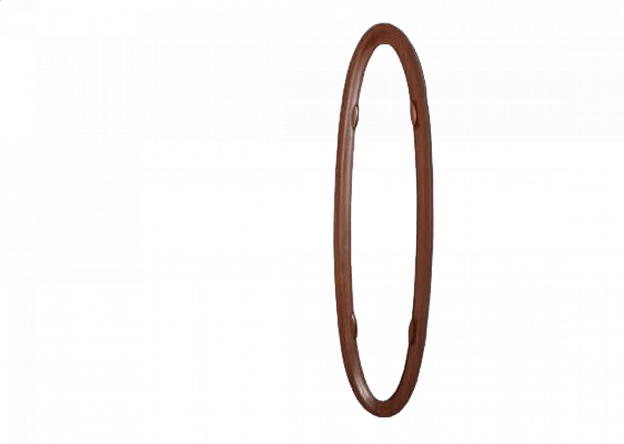 Teak mirror attributed to Campo and Graffi, 1960s 6
