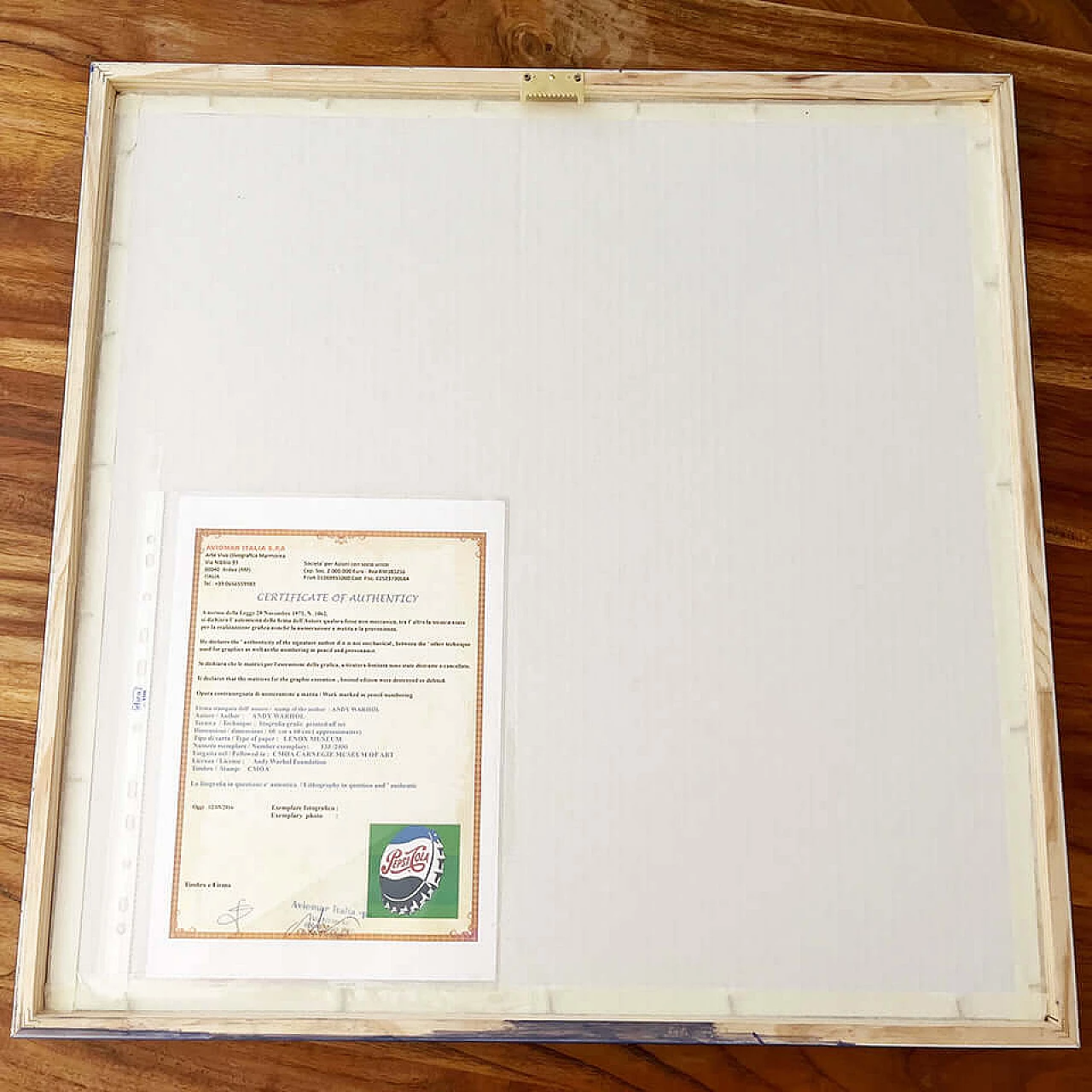 Andy Warhol, Pepsi Cola, lithography 4