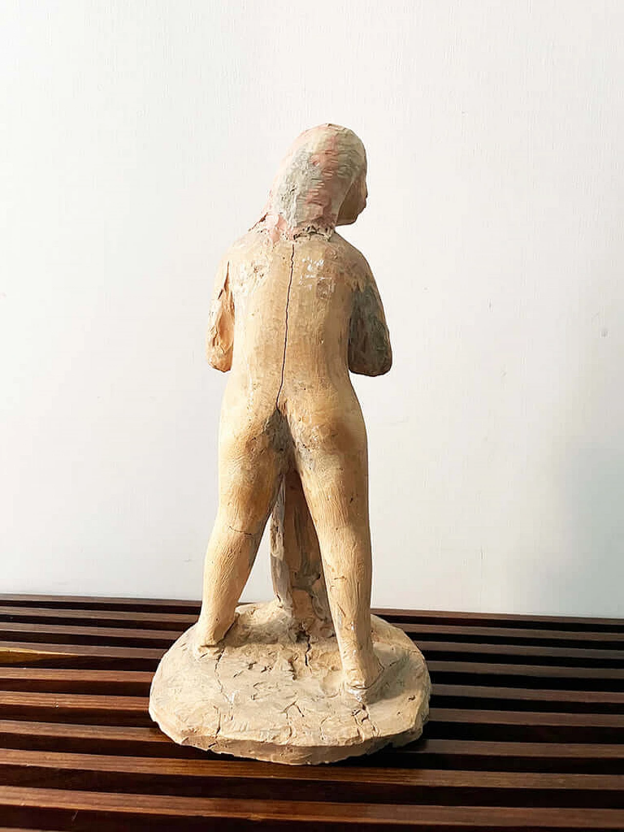 Terracotta female nude sculpture, early 20th century 3