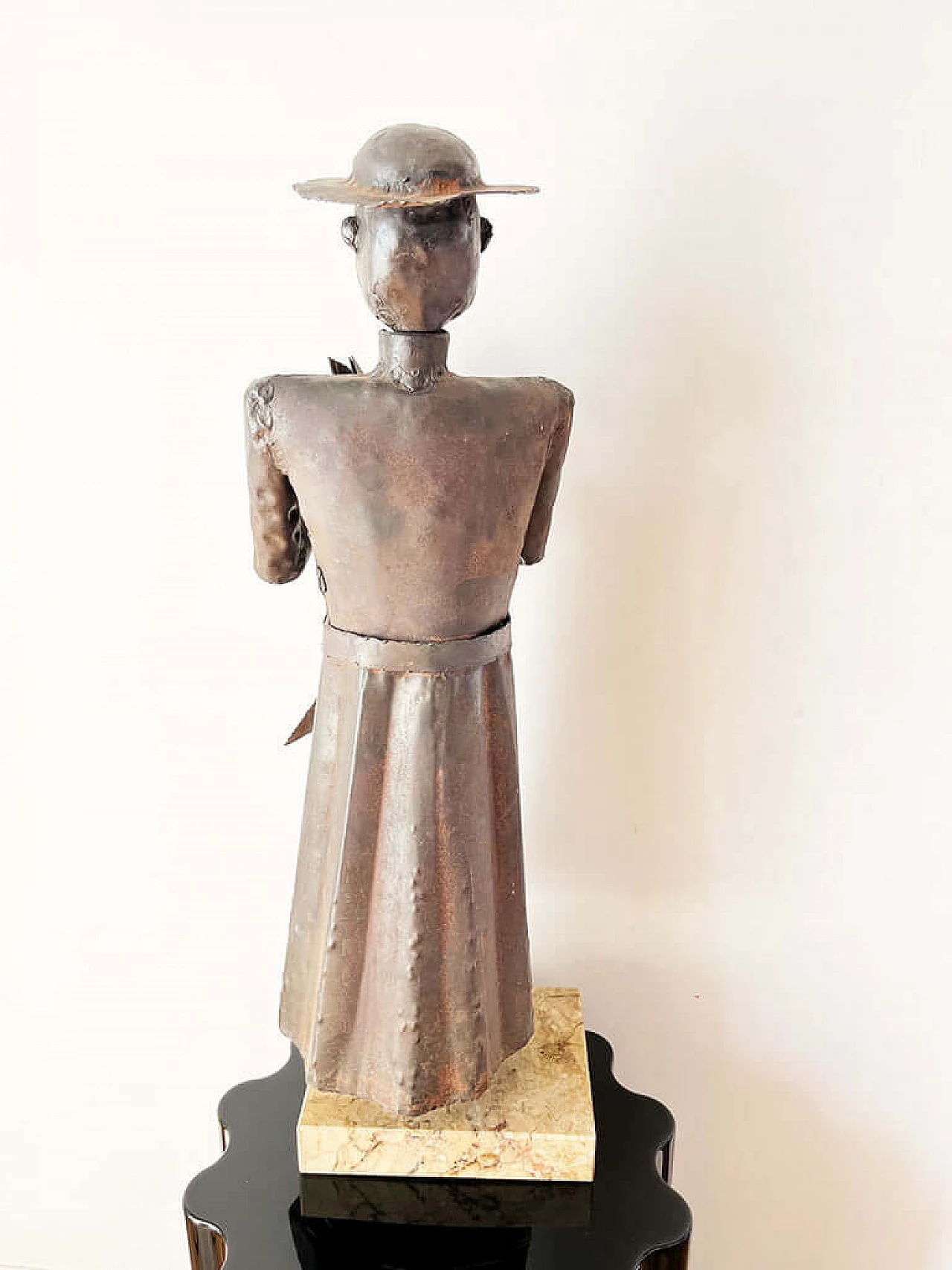 Giovanni Grittani, Bishop, wrought iron sculpture, 1970s 4