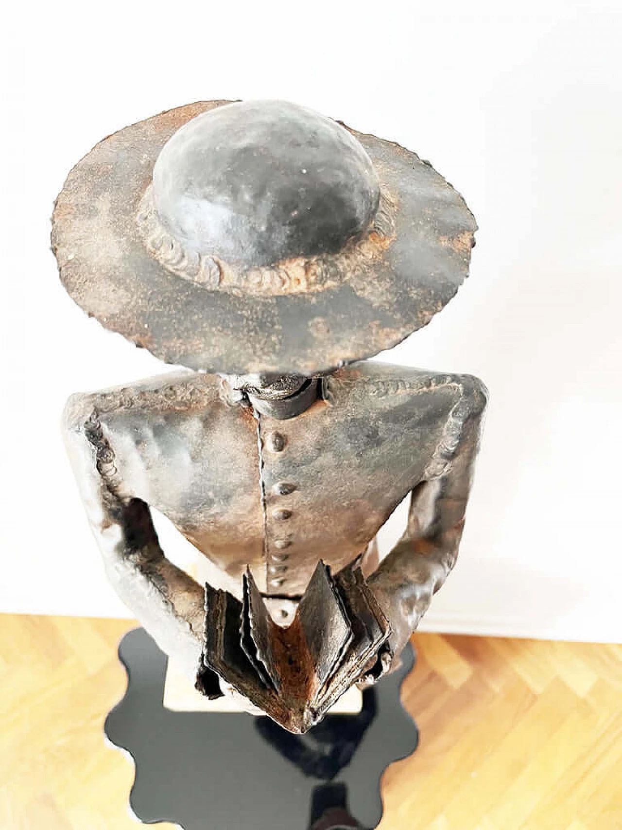 Giovanni Grittani, Bishop, wrought iron sculpture, 1970s 6