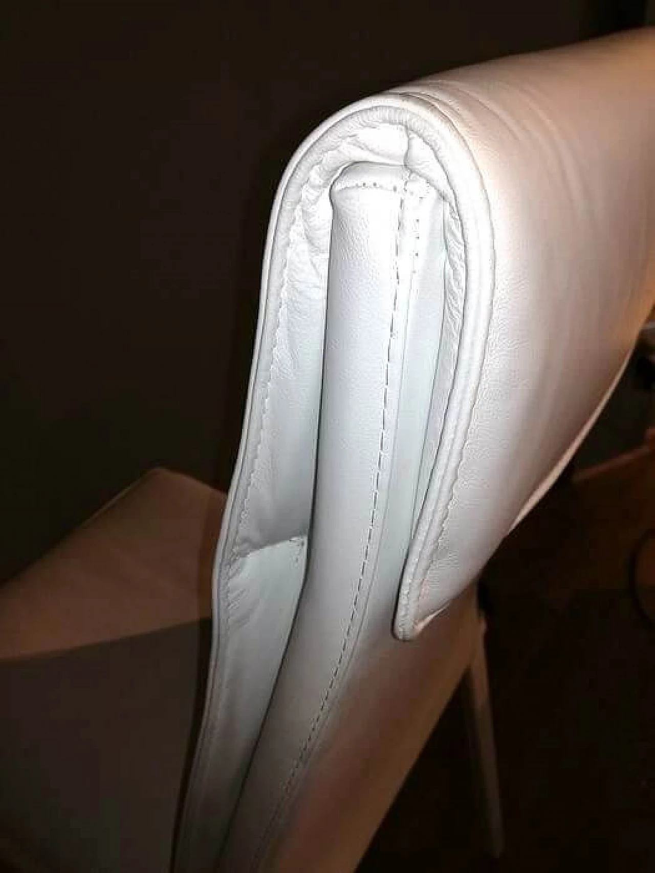 Sedie in cuoio e pelle di La Nuova Casa, anni 2000 4