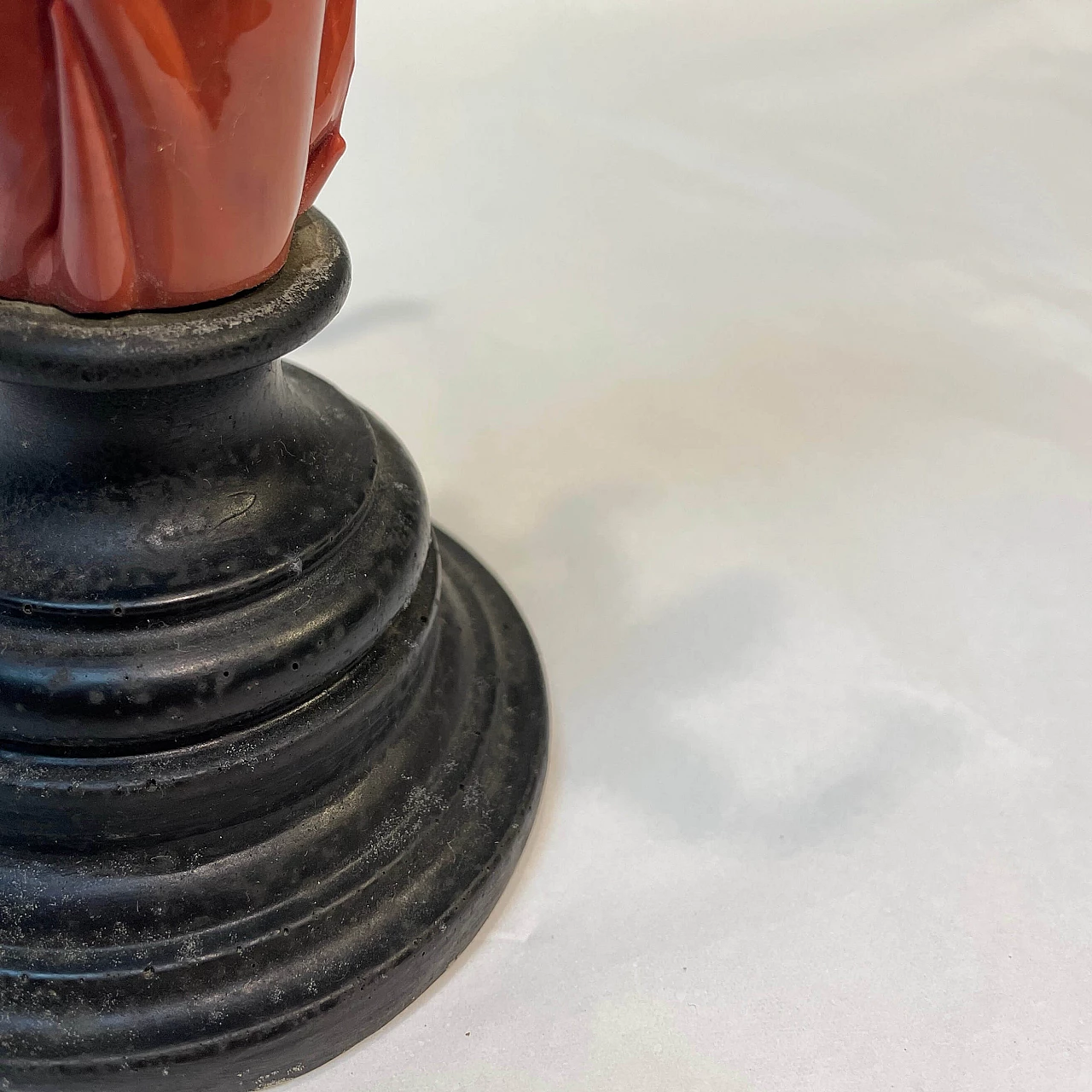 Scultura in vetro di Murano rosso a forma di corallo, anni '70 6