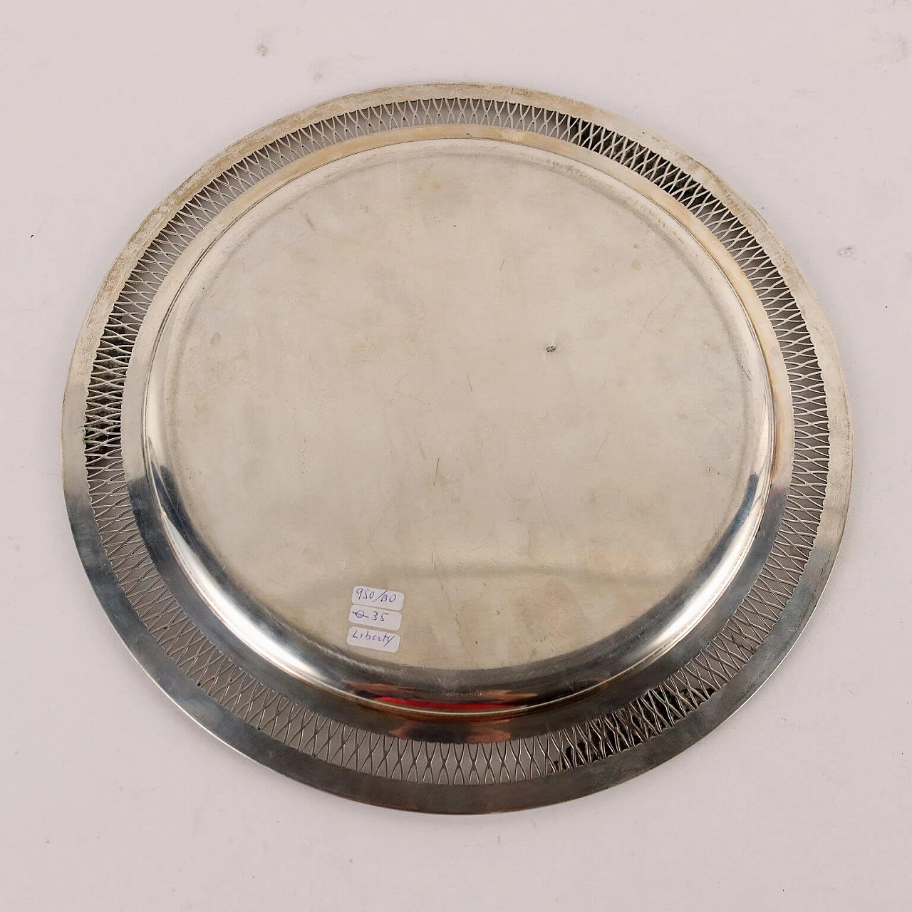 Art Nouveau silver tray, early 20th century 6