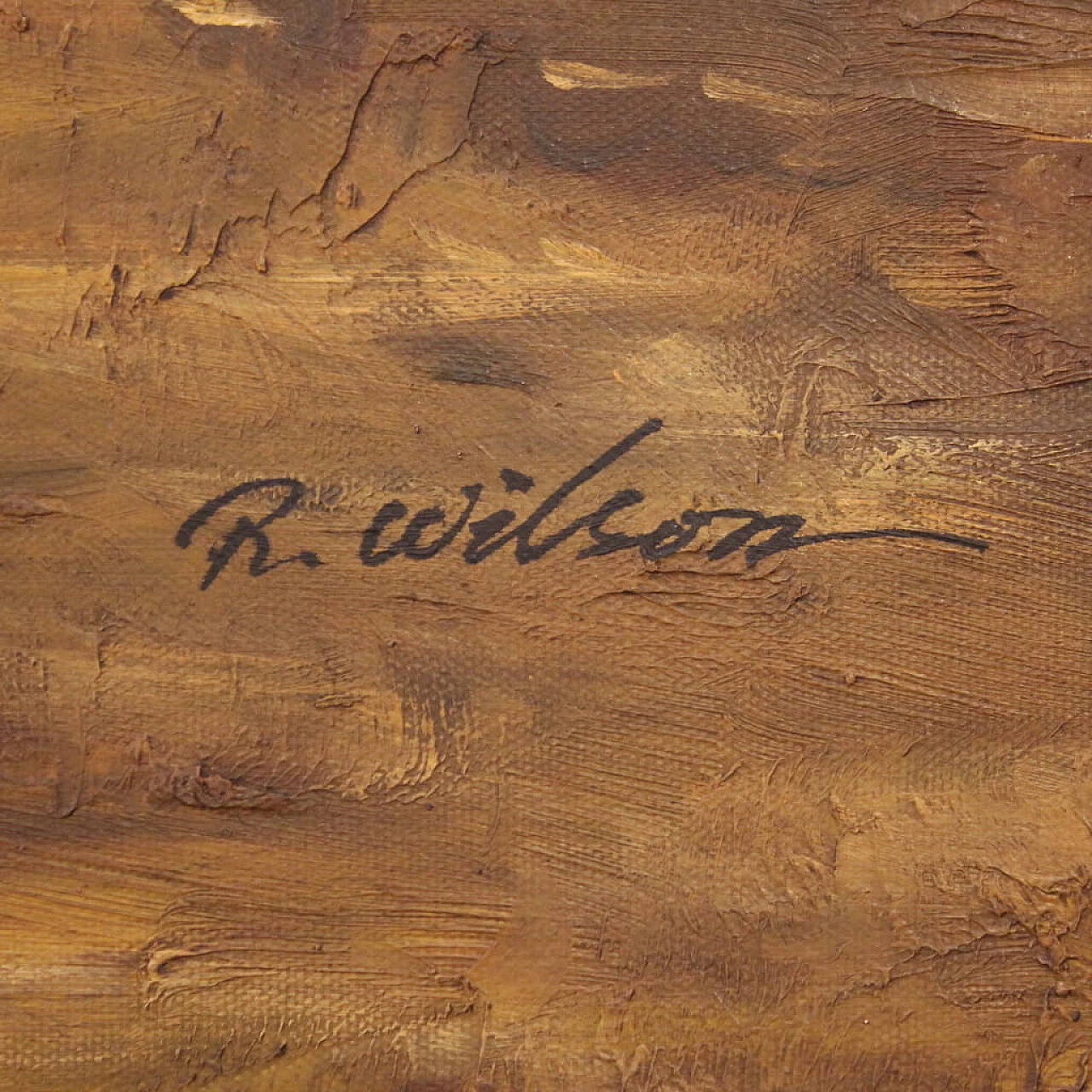 Innamorati alla fontana, acrilico su tela, anni '80 4