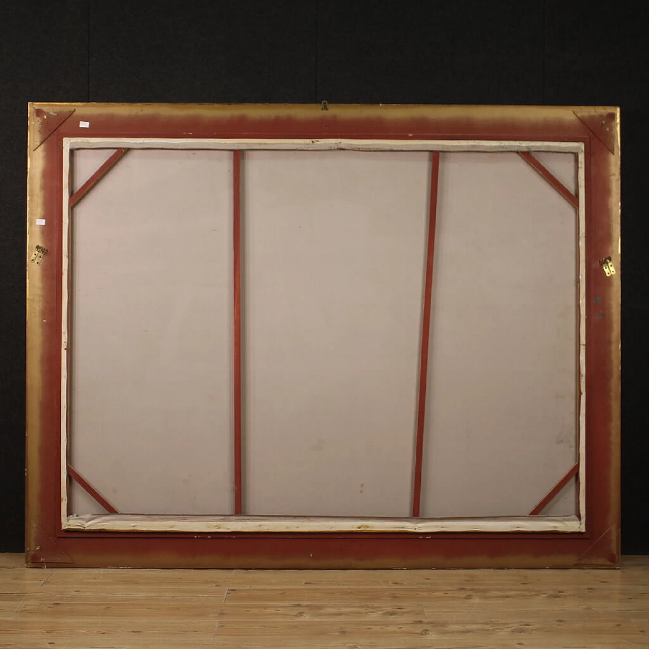 Innamorati alla fontana, acrilico su tela, anni '80 6