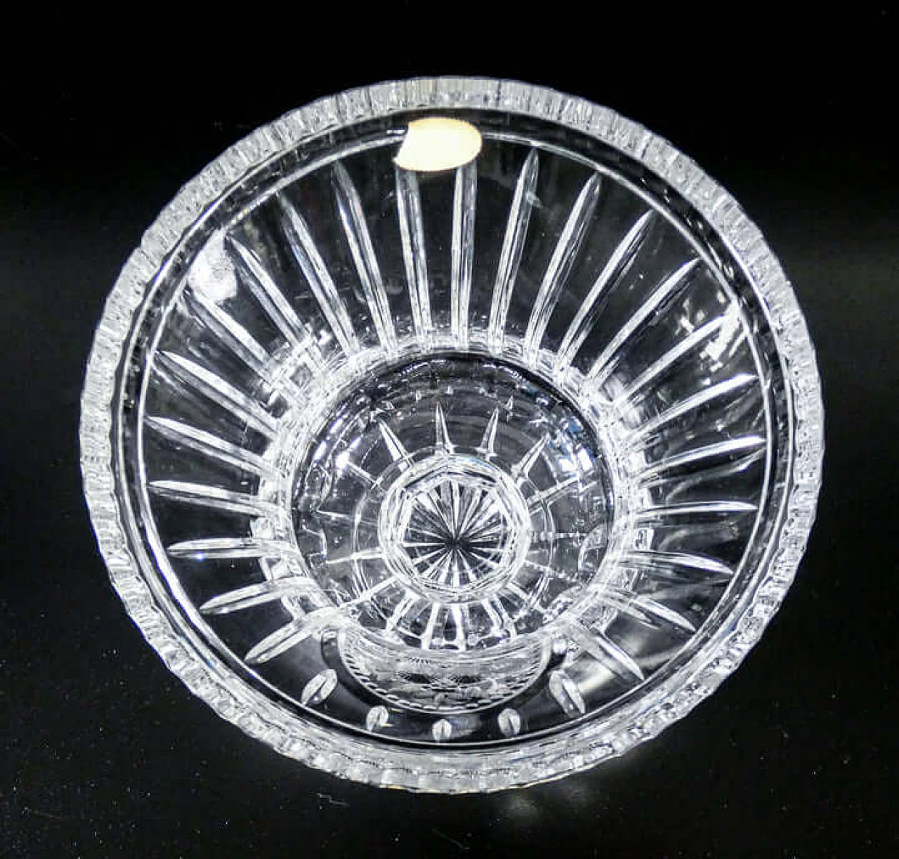 Vaso centrotavola in cristallo di Boemia 6