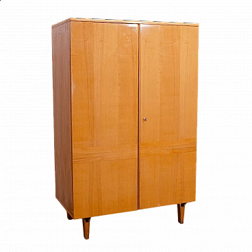 Ash and plywood wardrobe by Novy Domov, 1970s