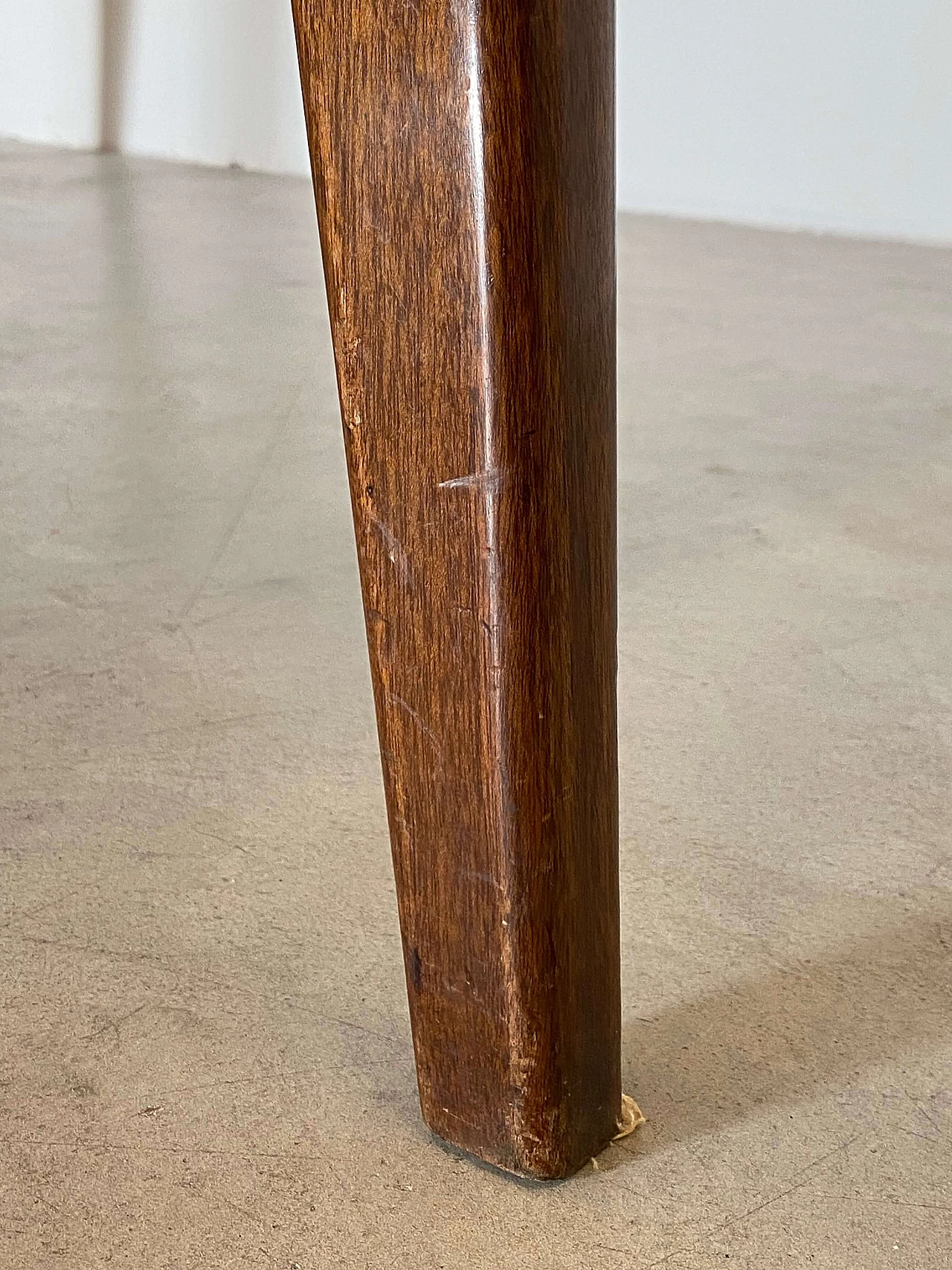 Mahogany extendable table, 1950s 6