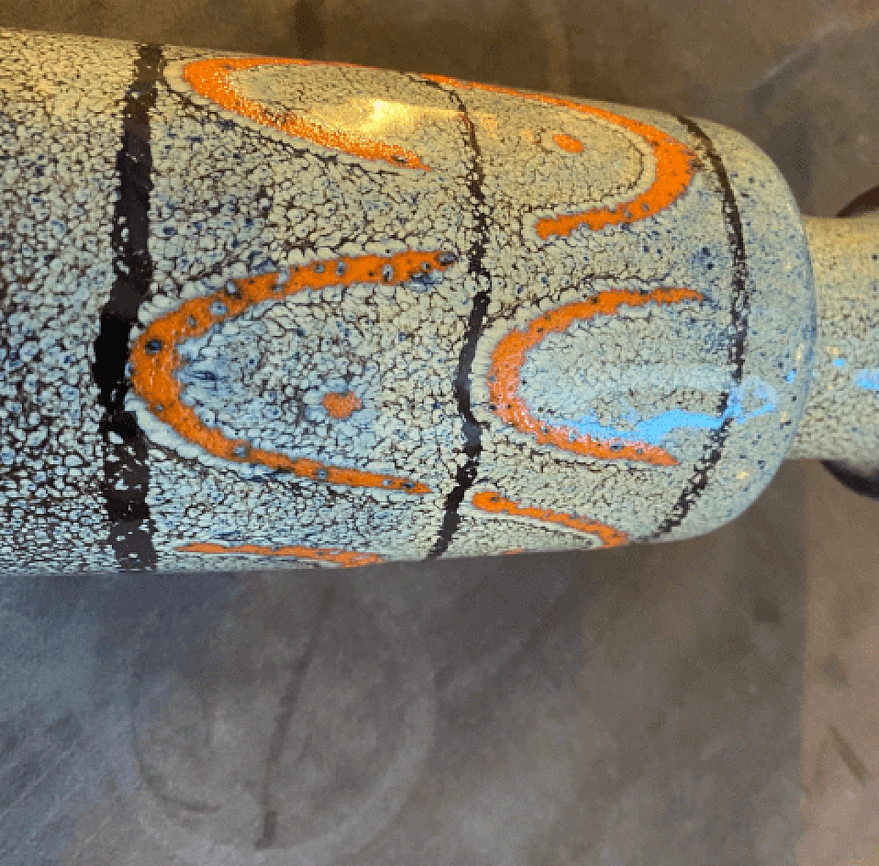 Pair of Fat Lava ceramic vases by Scheurich, 1970s 10