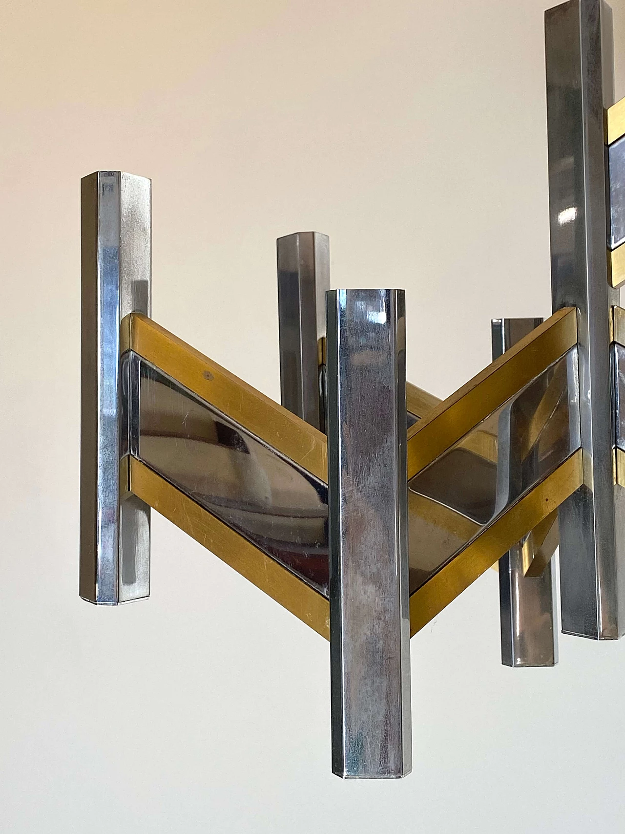 Lampadario Concorde di Gaetano Sciolari, anni '70 7