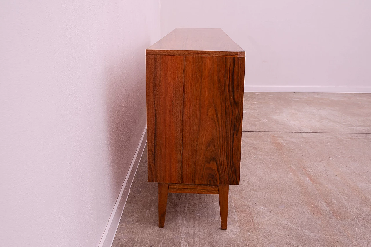 Walnut sideboard by Sedláček and Vyčítal for Dřevotvar, 1960s 6