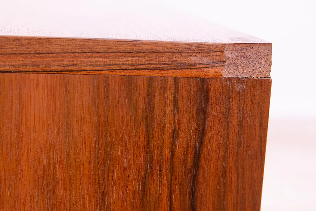 Walnut sideboard by Sedláček and Vyčítal for Dřevotvar, 1960s 9